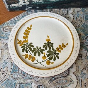 Stangl Golden Blossom Vintage Ceramic Serving Platter MCM 1960s 1970s